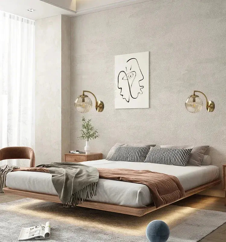 CrystalLumi | Applique Murale Moderne en Verre Trempé - Rynova