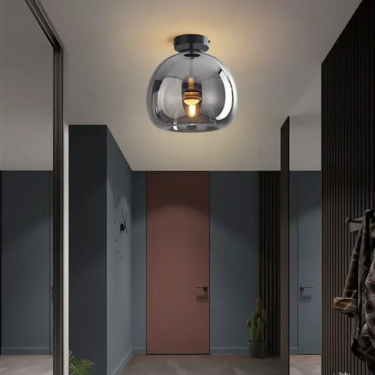 ClairLumière - Lampe de Plafond en Verre Minimaliste - Rynova