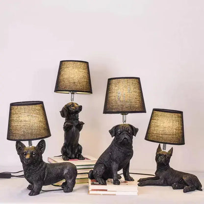ChienLumi - Lampe de Table Art Déco en Forme de Chien - Rynova