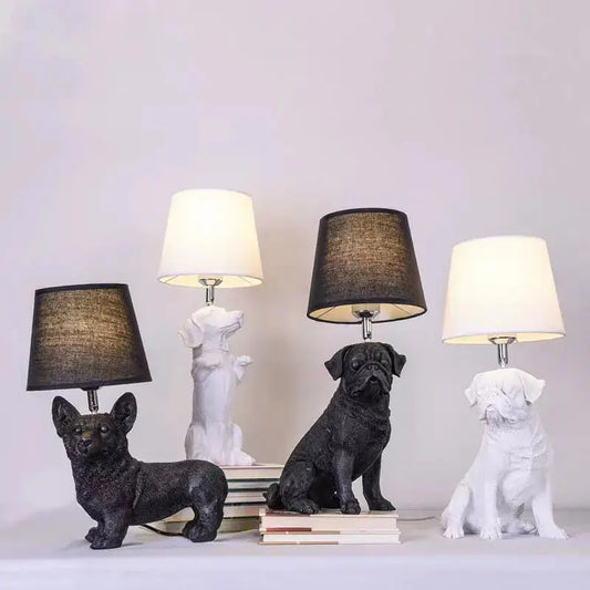 ChienLumi - Lampe de Table Art Déco en Forme de Chien - Rynova