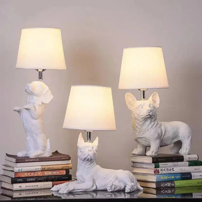 ChienLumi - Lampe de Table Art Déco en Forme de Chien - Rynova