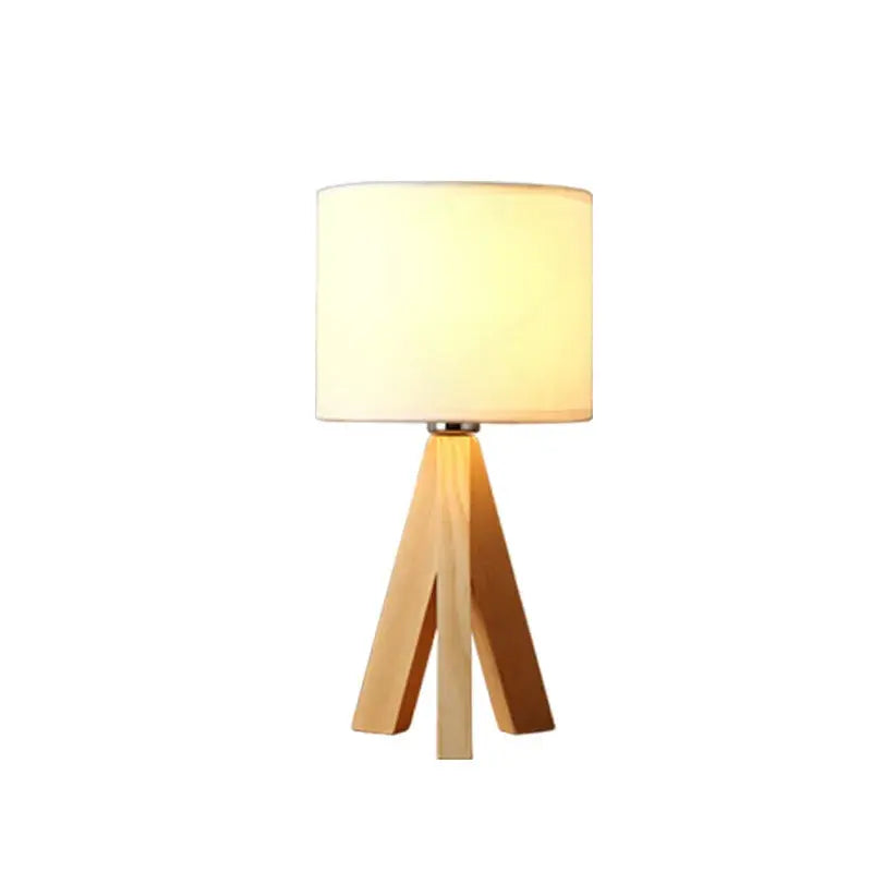 EssenceBois - Lampe de Table Moderne en Bois Naturel - Rynova