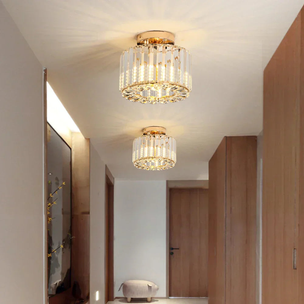 LustreCristal - Lampe de Plafond en Cristal Éblouissante et Élégante - Rynova