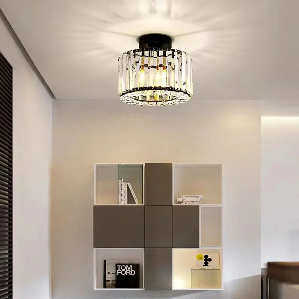 LustreCristal - Lampe de Plafond en Cristal Éblouissante et Élégante - Rynova