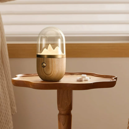 ÉclatMont – Lampe Apaisante en Verre et Bois - Rynova