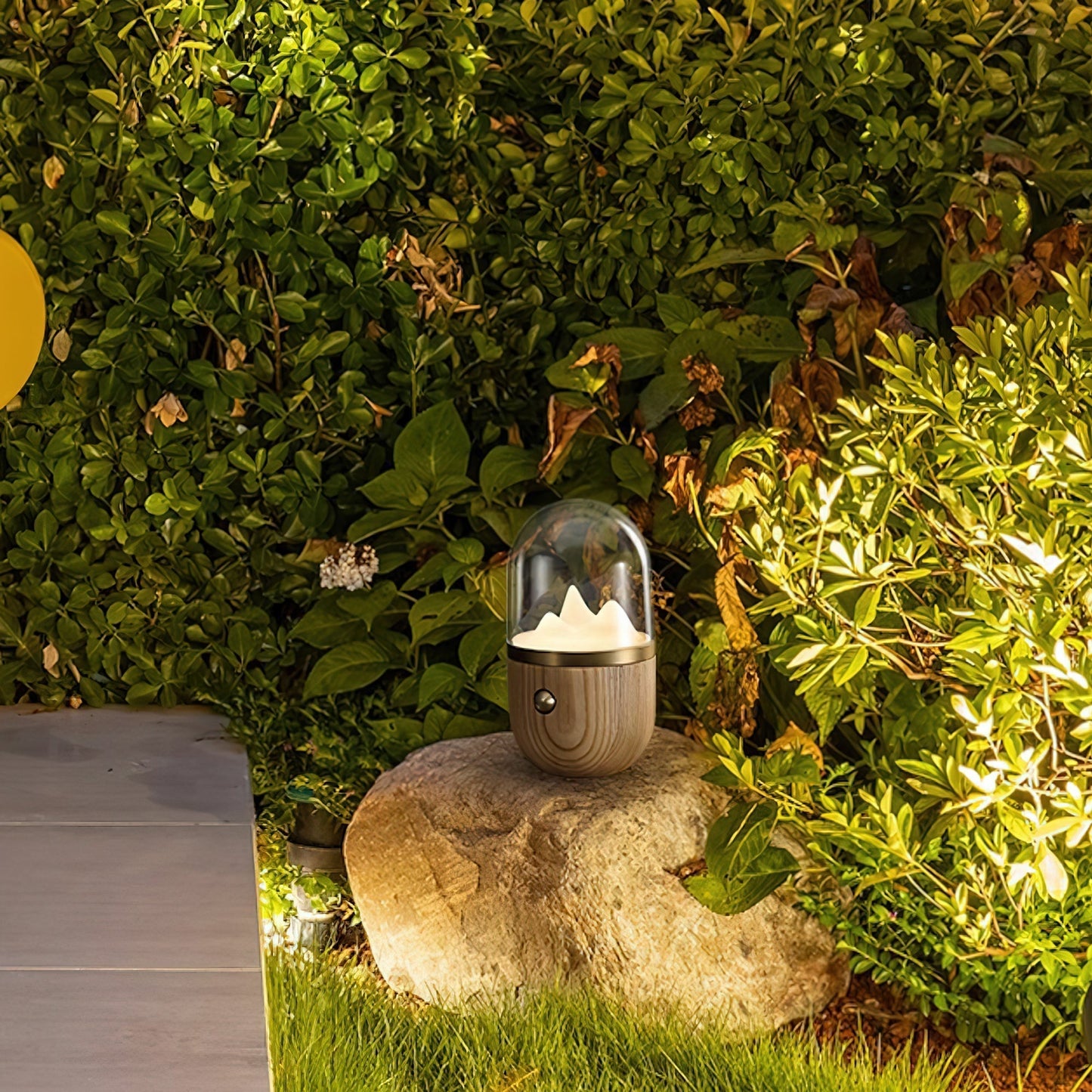 ÉclatMont – Lampe Apaisante en Verre et Bois - Rynova