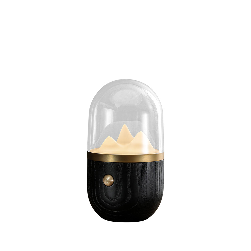ÉclatMont – Lampe Apaisante en Verre et Bois - Rynova