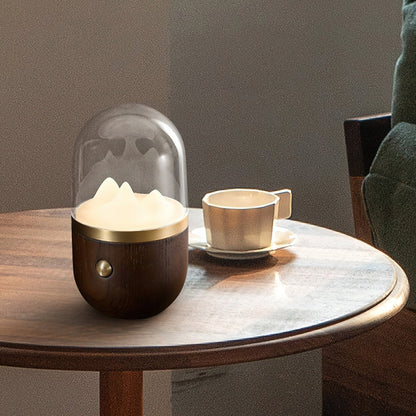 ÉclatMont – Lampe Apaisante en Verre et Bois - Rynova