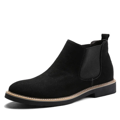 ClassiqueChic – Bottes Chelsea en Daim pour Hommes - Rynova