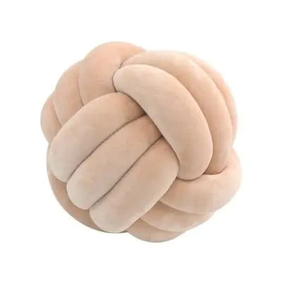Coussin de lancer en balles nouées décoratives PlushKnot - Rynova