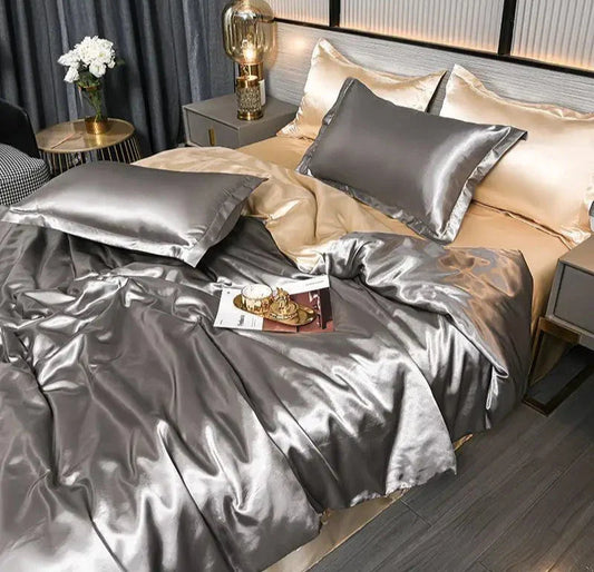 ÉléganceSatin – Housse de couette en satin luxueux - Rynova