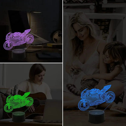 MotoGlow - Lampe de nuit pour moto - Rynova