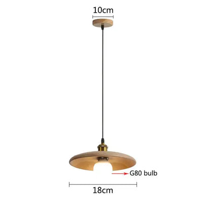 ÉléganceNord - Lampe à Suspension en Bois Scandinave - Rynova