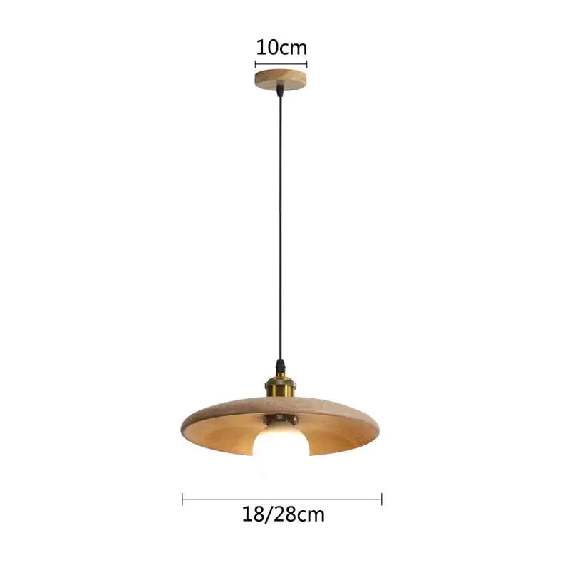 ÉléganceNord - Lampe à Suspension en Bois Scandinave - Rynova