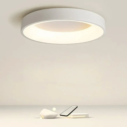 LunaBrillance - Plafonnier LED Rond Scandinave - Rynova