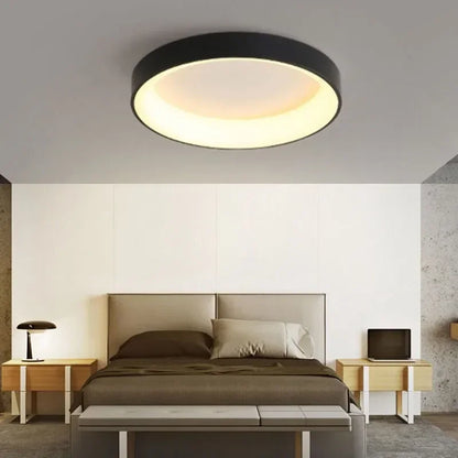 LunaBrillance - Plafonnier LED Rond Scandinave - Rynova