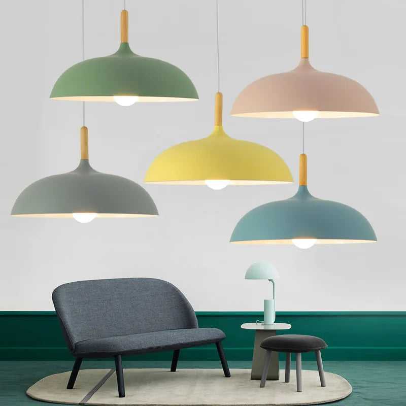 ScandiLum - Plafonnier en Chêne Scandinave - Rynova
