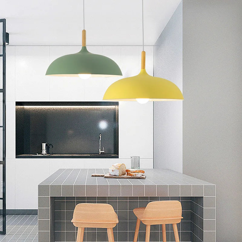 ScandiLum - Plafonnier en Chêne Scandinave - Rynova