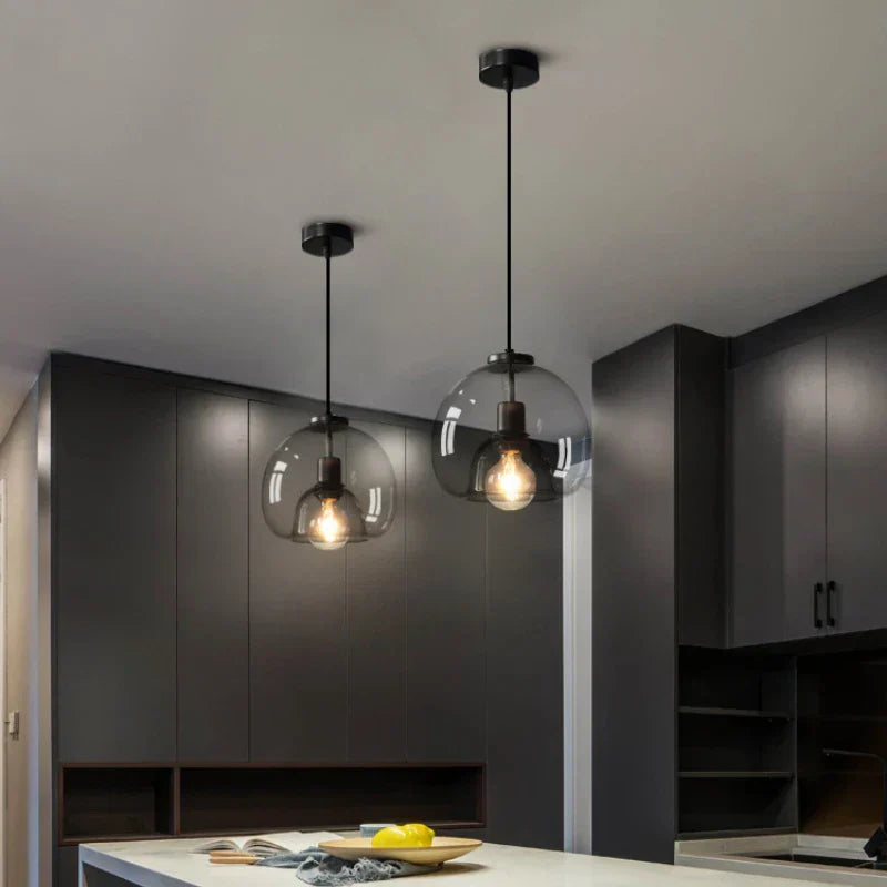 ÉclatVerre - Suspension en Verre Élégante | Lampe Décorative de Luxe - Rynova