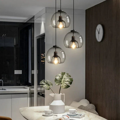ÉclatVerre - Suspension en Verre Élégante | Lampe Décorative de Luxe - Rynova