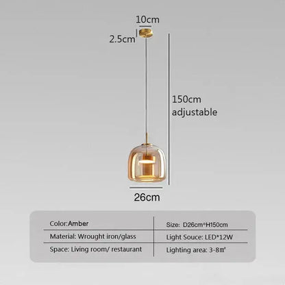 ClairÉlégance - Lampe en Verre Minimaliste - Rynova