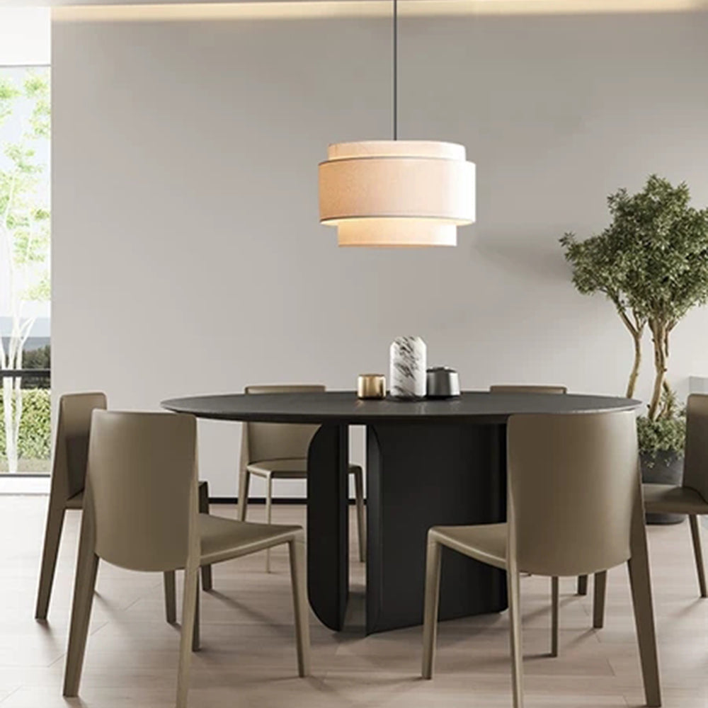 LuxeLin – Abat-jour en lin beige élégant - Rynova