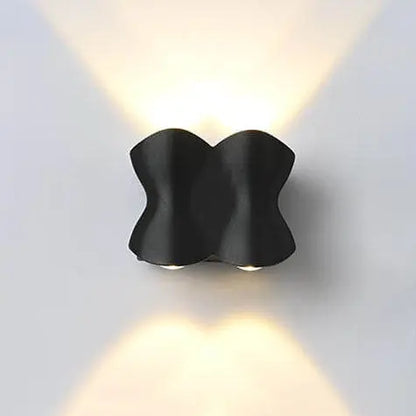 AquaGlow - Appliques murales LED modernes étanches en aluminium - Rynova