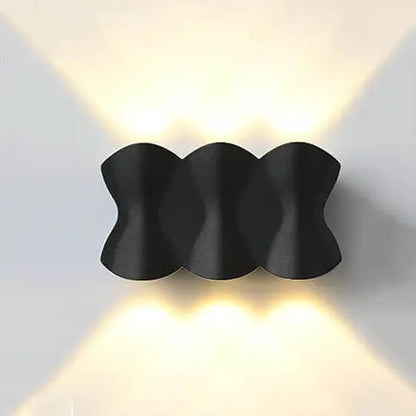 AquaGlow - Appliques murales LED modernes étanches en aluminium - Rynova