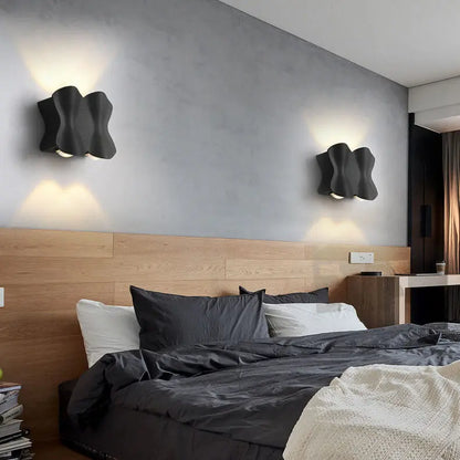 AquaGlow - Appliques murales LED modernes étanches en aluminium - Rynova