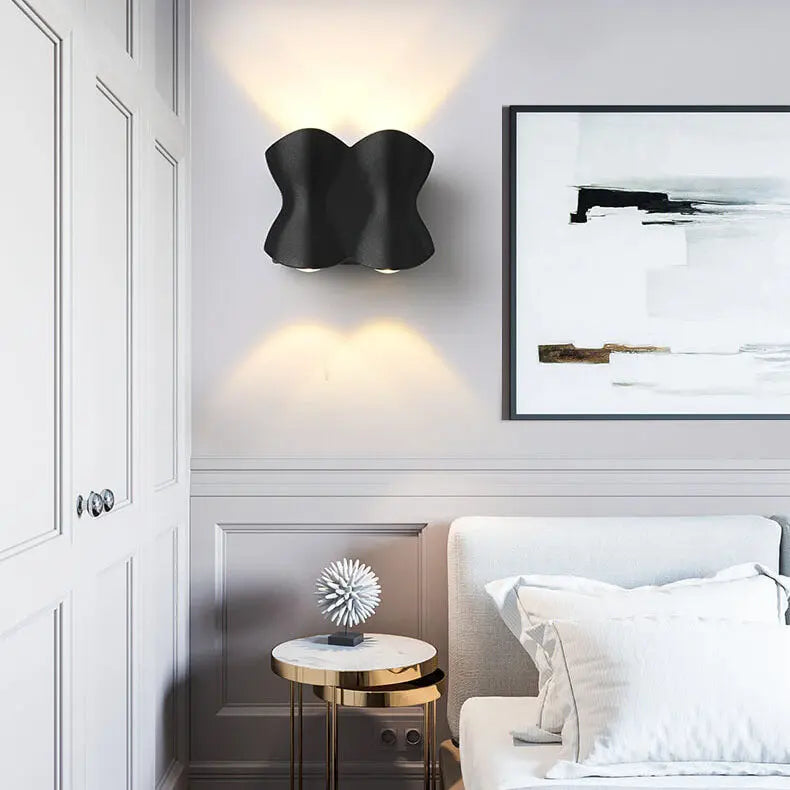 AquaGlow - Appliques murales LED modernes étanches en aluminium - Rynova