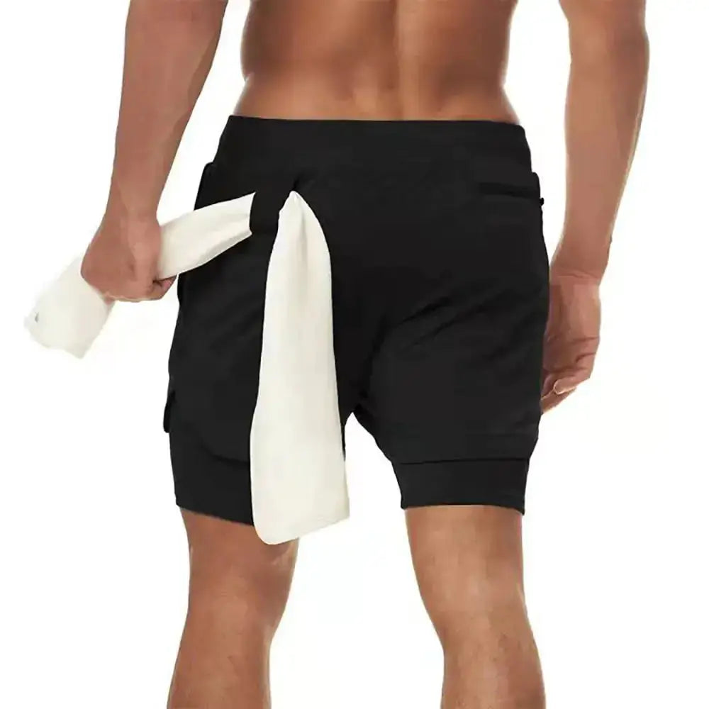 FlexiRun - Short de Compression Double-Couche pour le Jogging - Rynova