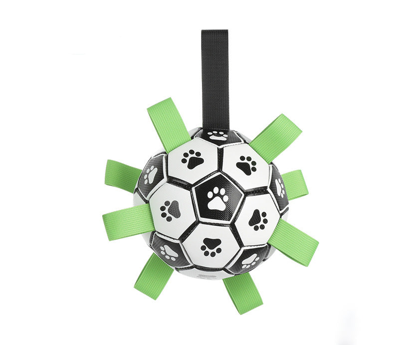 JOUET BALLON DE FOOT INTERACTIF POUR CHIENS - Avec Pompe à Air Gratuite - Rynova