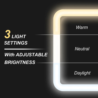 ÉclatVoyage - Trousse de Maquillage de Voyage avec Miroir LED - Rynova