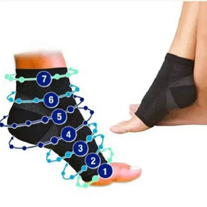 FlexiCoussin - Chaussettes de Compression Cheville - Rynova