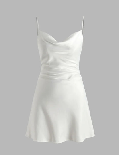 Élégance Nocturne - Robe Cami Satinée - Rynova