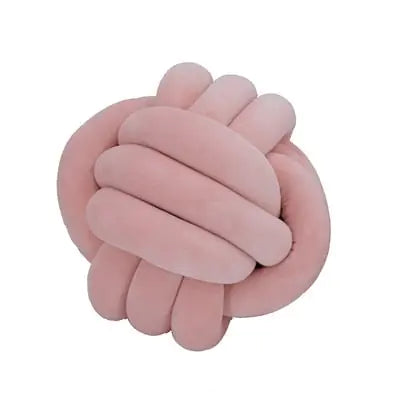 Coussin de lancer en balles nouées décoratives PlushKnot - Rynova