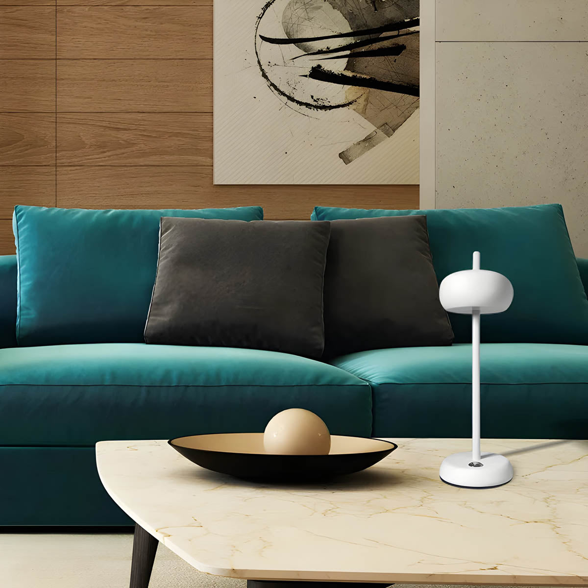 LumiStyle - Lampe de table moderne au design épuré et élégant - Rynova