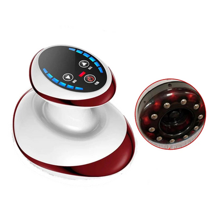 MASSAGE ÉLITE - Massager Électrique Guasha avec Ventouses Chauffantes et Anti-cellulite