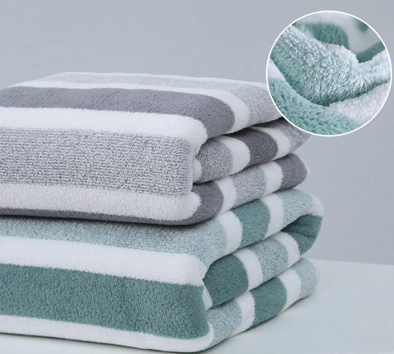 ÉpongeLux - Serviette de Bain Épaissie Ultra-Absorbante - Rynova