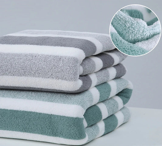ÉpongeLux - Serviette de Bain Épaissie Ultra-Absorbante - Rynova