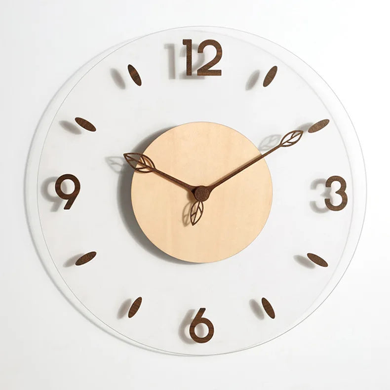 Horloge Murale Noisera – Élégance Naturelle en Bois de Noyer - Rynova