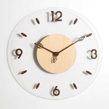 Horloge Murale Noisera – Élégance Naturelle en Bois de Noyer - Rynova