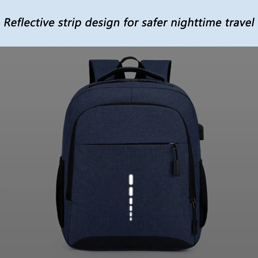 NomadeAffaires – Sac à Dos pour Hommes Grande Capacité, Sac d'Ordinateur de Voyage d'Affaires, Élégant et Fonctionnel - Rynova