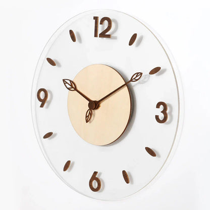 Horloge Murale Noisera – Élégance Naturelle en Bois de Noyer - Rynova