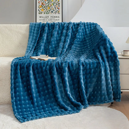 DouxVelours - Couverture Flanelle Légère et Douce pour Été - Rynova