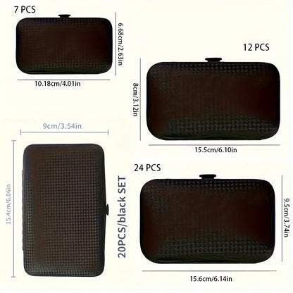 KitManucurePro - Trousse de Coupe-Ongles Professionnelle 7-24pcs Ultra-Affûtée pour Hommes et Femmes - Soins Solides de Pédicure - Rynova