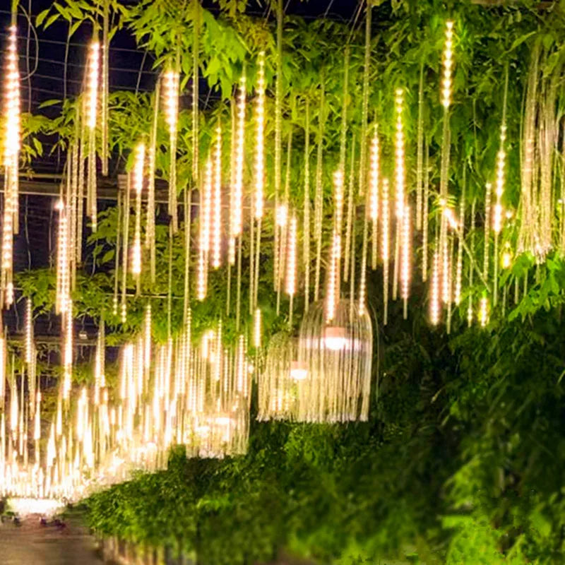 LumiMétéore – Guirlande lumineuse de Noël à effet pluie de météores - Rynova