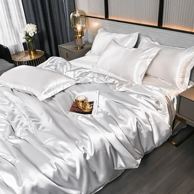 ÉléganceSatin – Housse de couette en satin luxueux - Rynova
