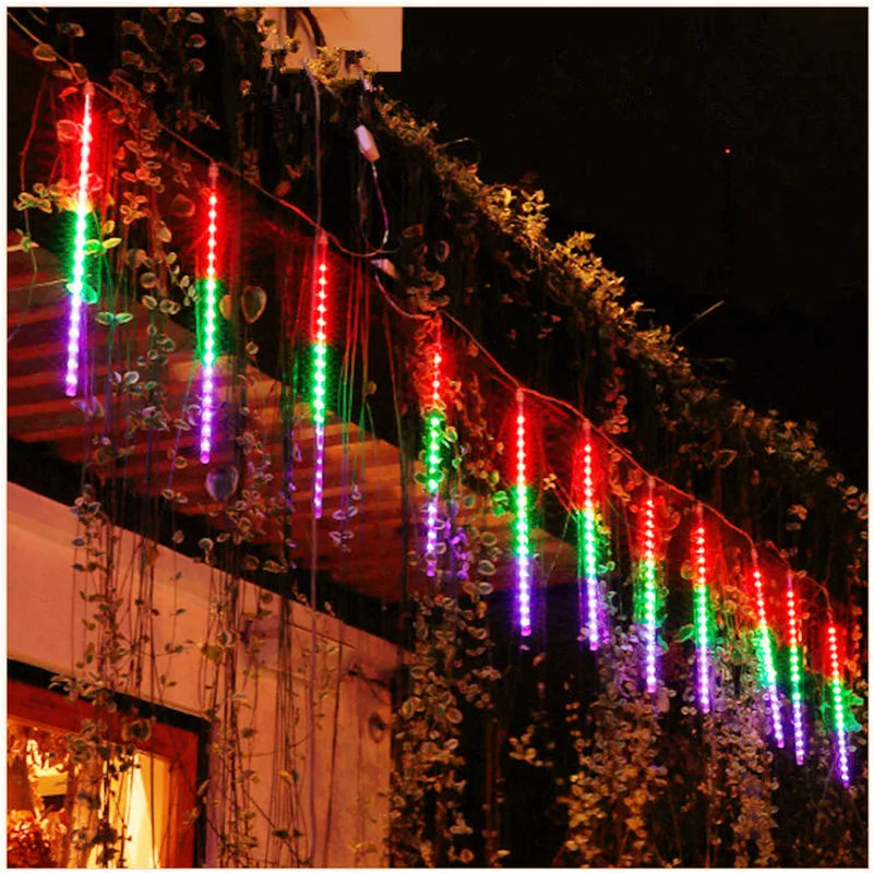 LumiMétéore – Guirlande lumineuse de Noël à effet pluie de météores - Rynova