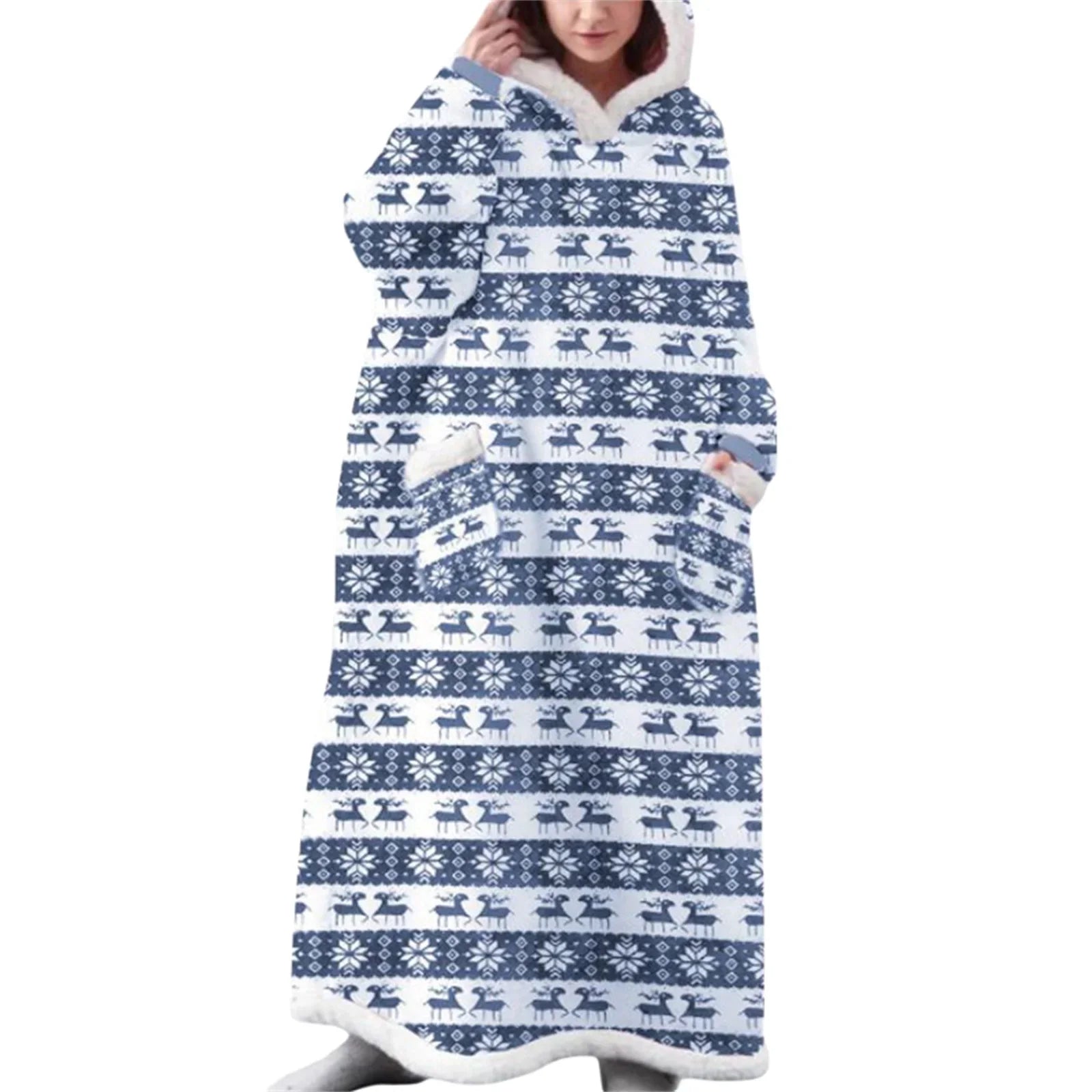 CâlinCocoon – Sweat couverture à capuche pyjama douillet - Rynova